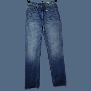 Imogene + Willie Isabelle Womens Blue Denim Straight-Leg Jeans Size 26